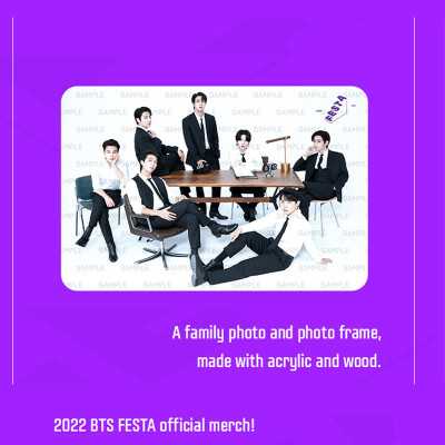 2022 BTS FESTA PHOTO FRAME