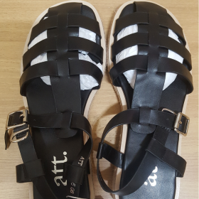 Korean made ATT Black Sandal in 235 size